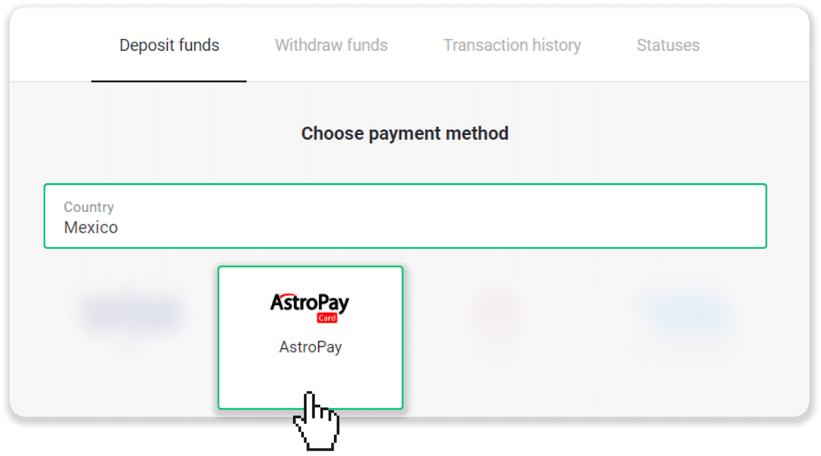 Setor Dana di Binomo melalui Kartu AstroPay