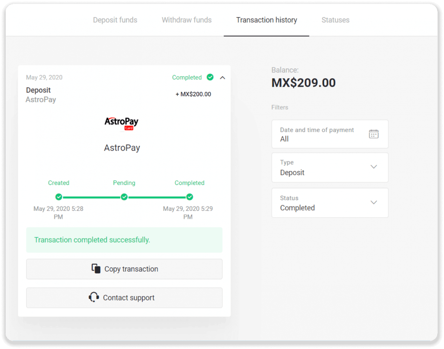 Setor Dana di Binomo melalui Kartu AstroPay