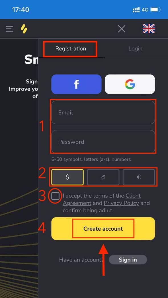 How to Register and Login Account on Binomo