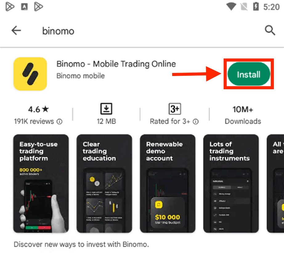 How to Register and Start Trading with a Demo Account in Binomo