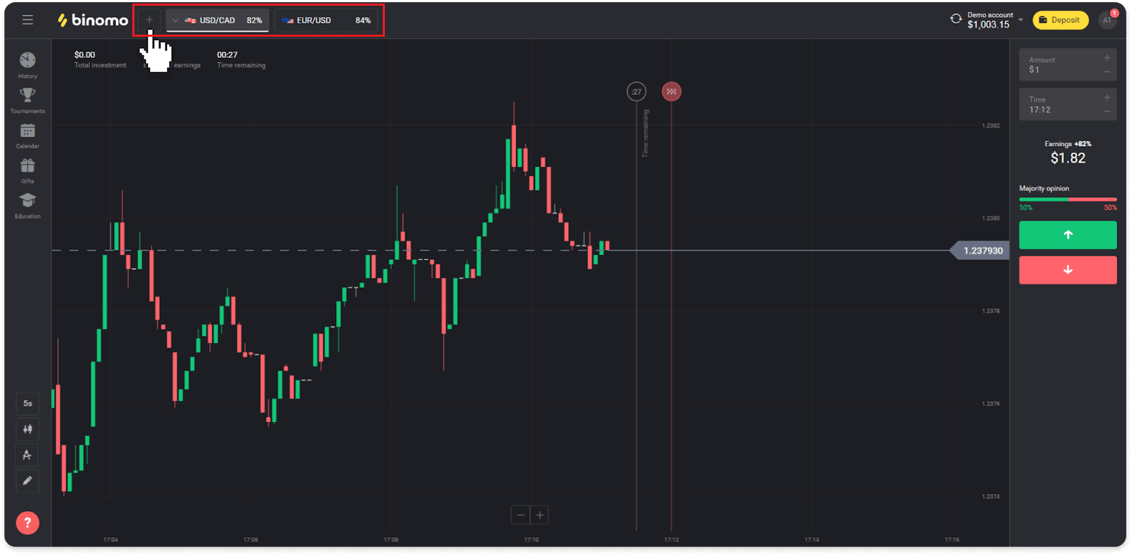 How to Register and Start Trading with a Demo Account in Binomo