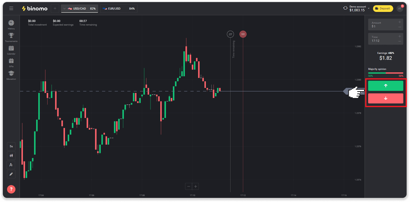 How to Register and Start Trading with a Demo Account in Binomo